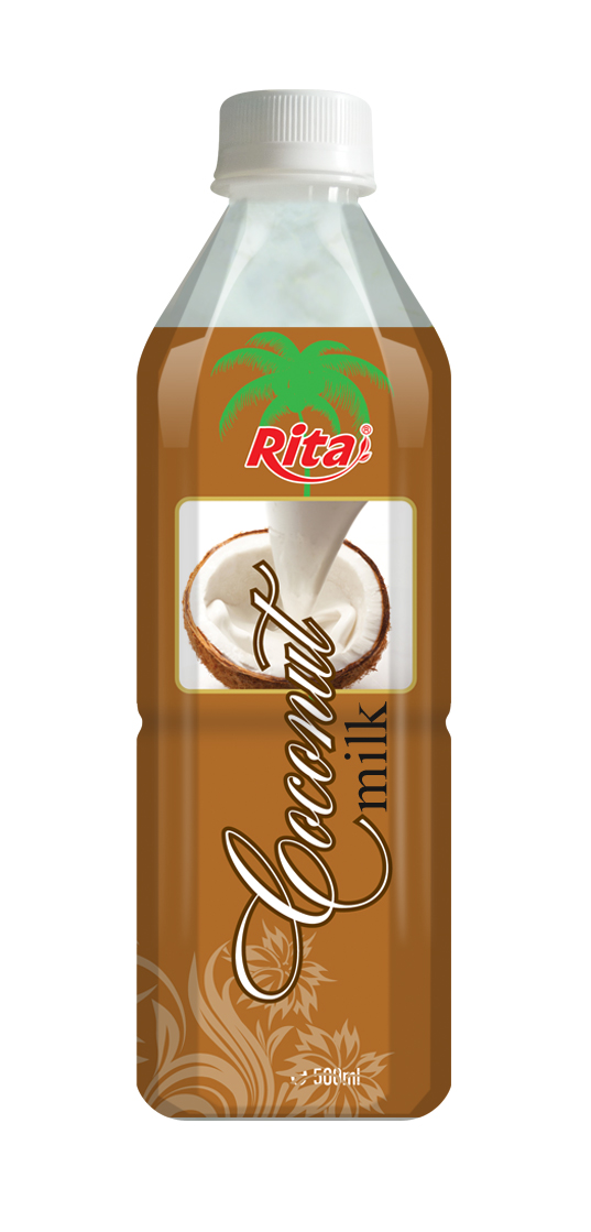 زجاجة 500ML الحيوانات الأليفة حليب جوز الهند